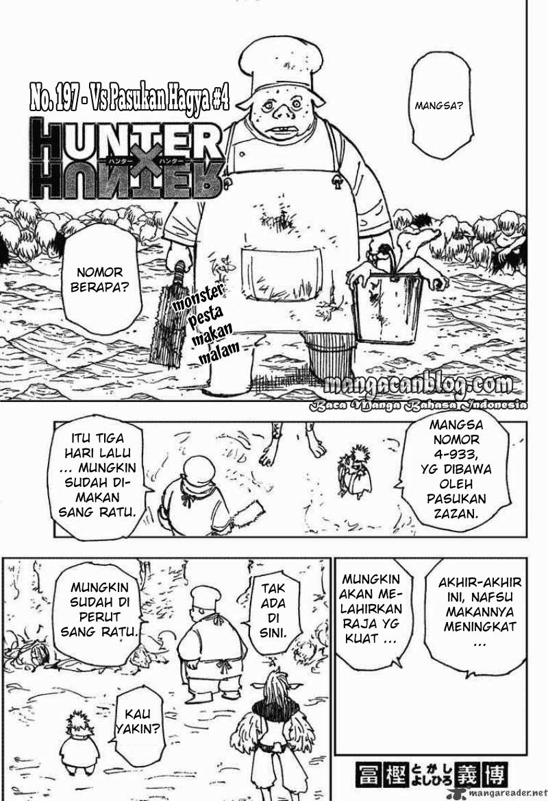 Baca Manga Hunter x Hunter Chapter 197 Gambar 2