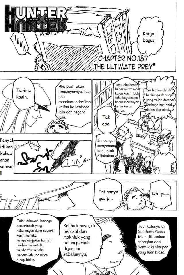 Baca Komik Hunter x Hunter Chapter 187 Gambar 1