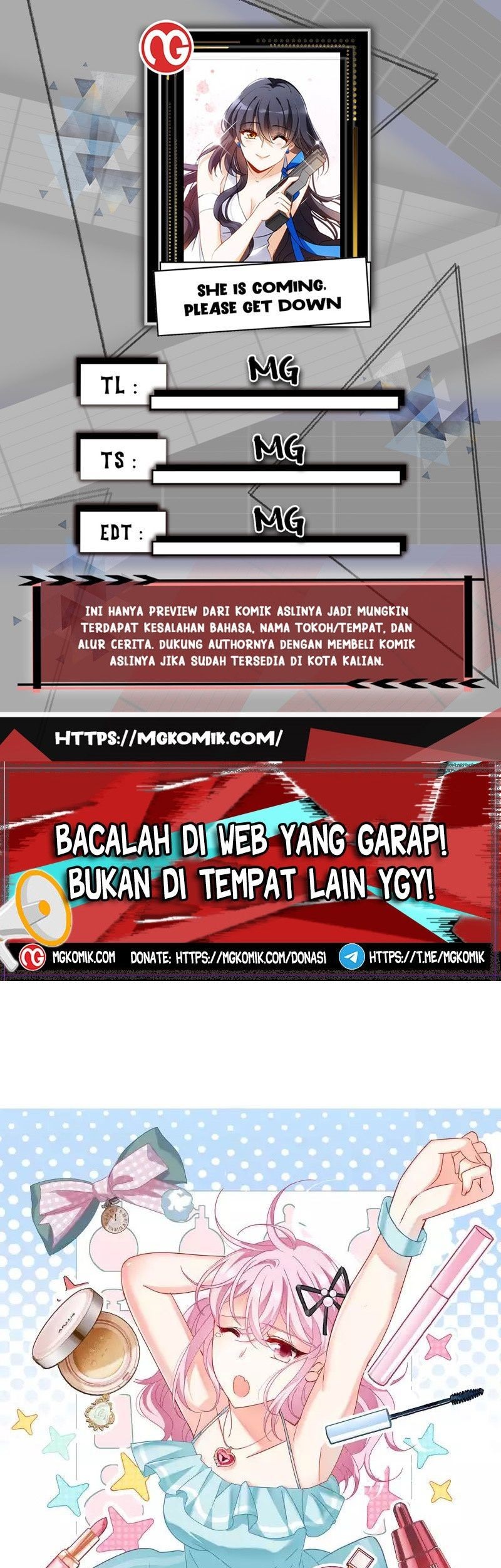 Komik She Is Coming, Please Get Down! Chapter 91.1 gambar nomor 1