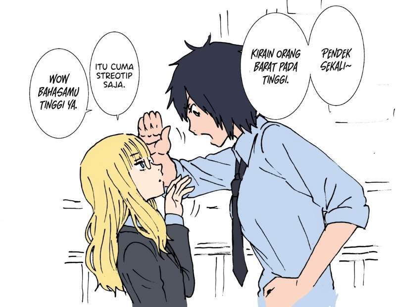 Baca Manga Gaijin-chan to Mushinkei Boyish-chan Chapter 00.1 Gambar 2