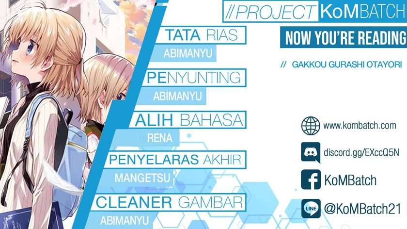 Baca Komik Gakkou Gurashi! – Otayori Chapter 6 Gambar 1