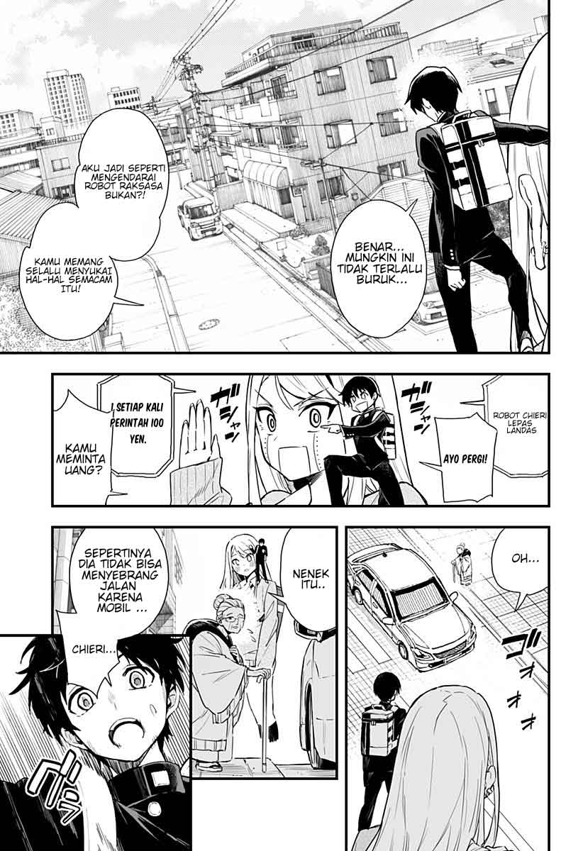 Chieri no Koi wa 8 Meter Chapter 03 Gambar 7