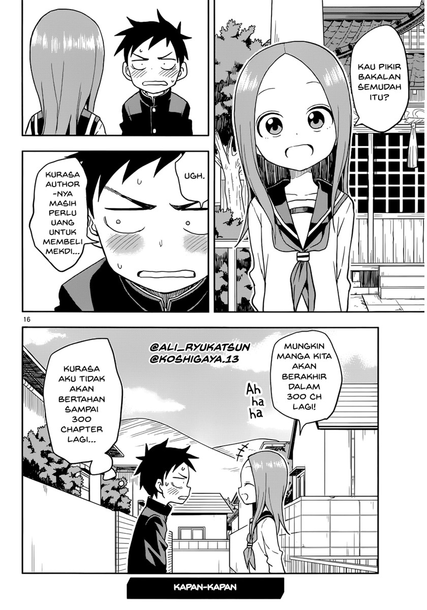Karakai Jouzu no Takagi-san Chapter 158 Gambar 13
