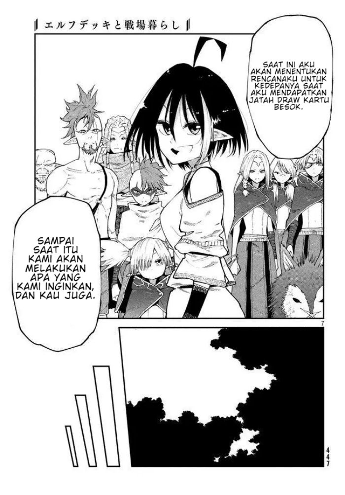 Elf Deck To Senjou Gurashi Chapter 08 Gambar 8