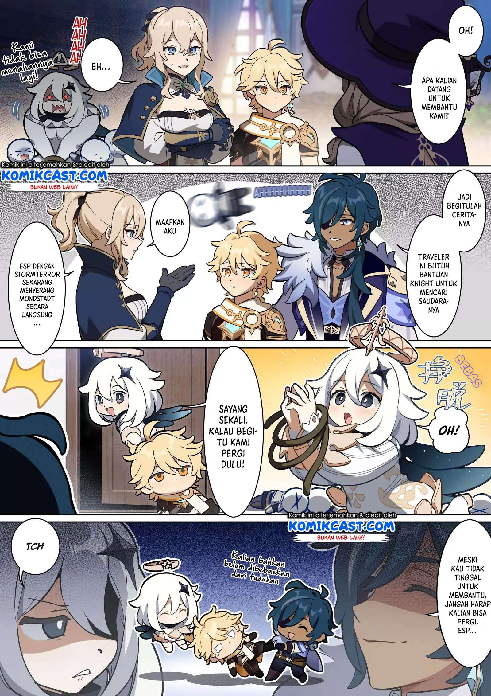 Baca Komik Genshin Impact 4-koma Chapter 11 Gambar 1