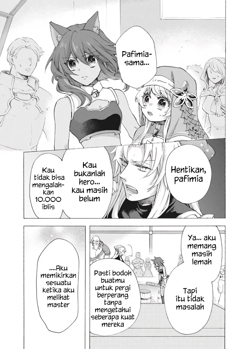 “Kukuku… He is the weakest of the Four Heavenly Monarchs.” I was dismissed from my job but somehow I became the master of a hero and a holy maiden. Chapter 08.1 Gambar 8