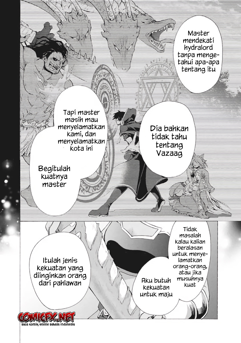 “Kukuku… He is the weakest of the Four Heavenly Monarchs.” I was dismissed from my job but somehow I became the master of a hero and a holy maiden. Chapter 08.1 Gambar 9