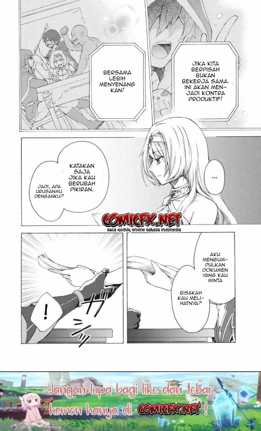 “Kukuku… He is the weakest of the Four Heavenly Monarchs.” I was dismissed from my job but somehow I became the master of a hero and a holy maiden. Chapter 07.2 Gambar 5