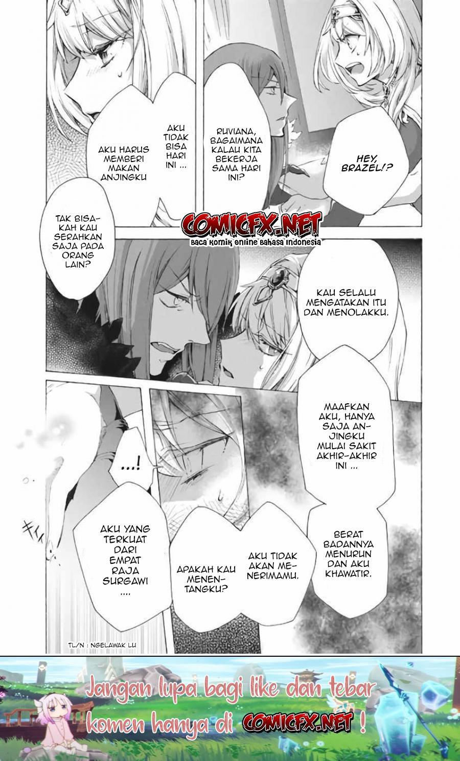 “Kukuku… He is the weakest of the Four Heavenly Monarchs.” I was dismissed from my job but somehow I became the master of a hero and a holy maiden. Chapter 07.2 Gambar 6