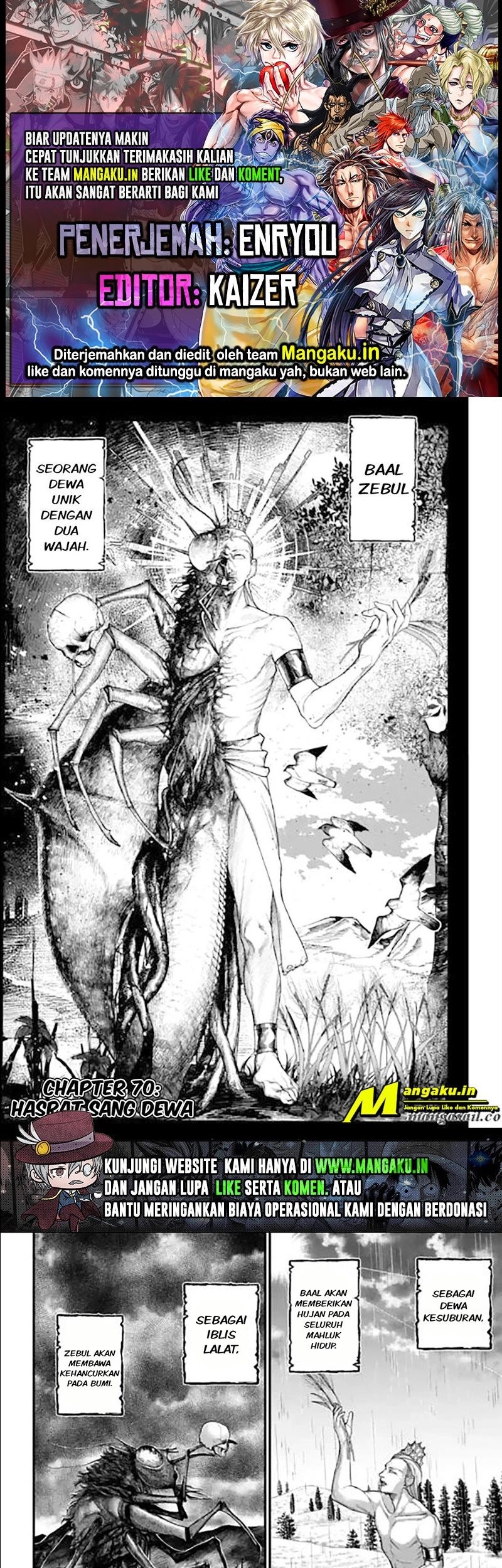 Komik Shuumatsu no Valkyrie Chapter 70 gambar nomor 1