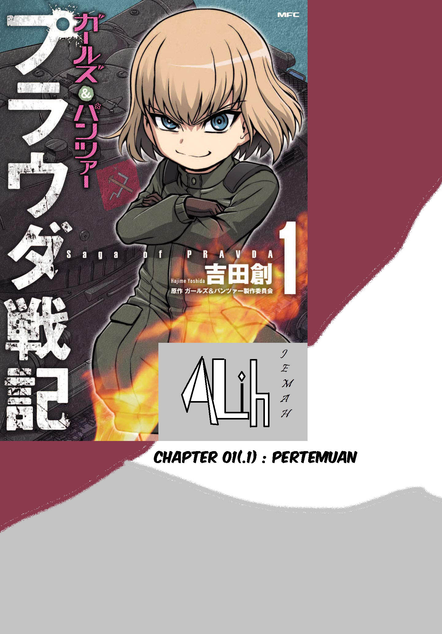 Baca Komik Girls und Panzer – Saga of Pravda Chapter 1.1 Gambar 1