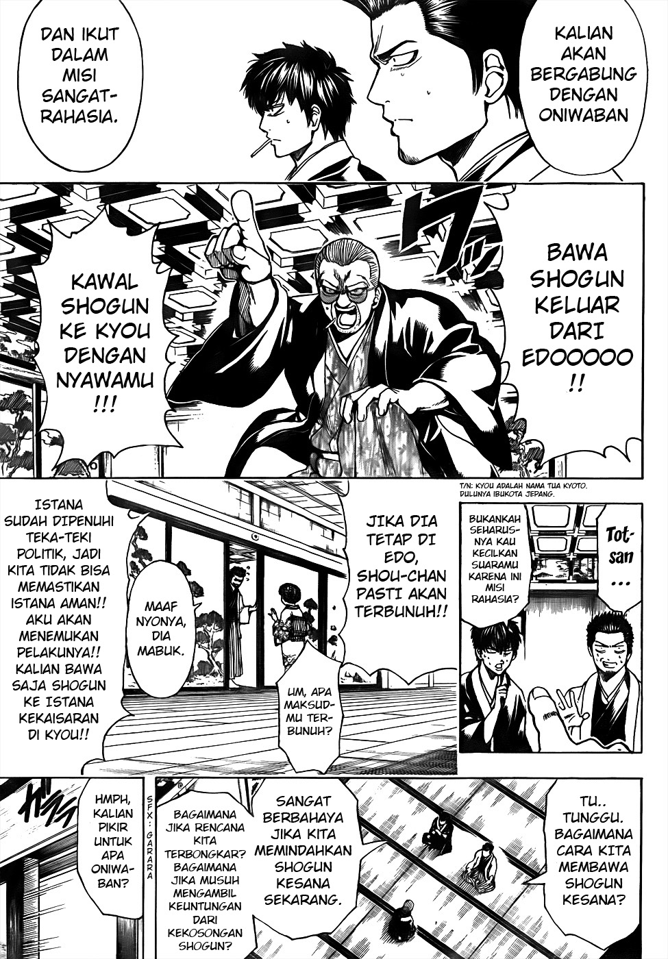 Gintama Chapter 502 Gambar 9