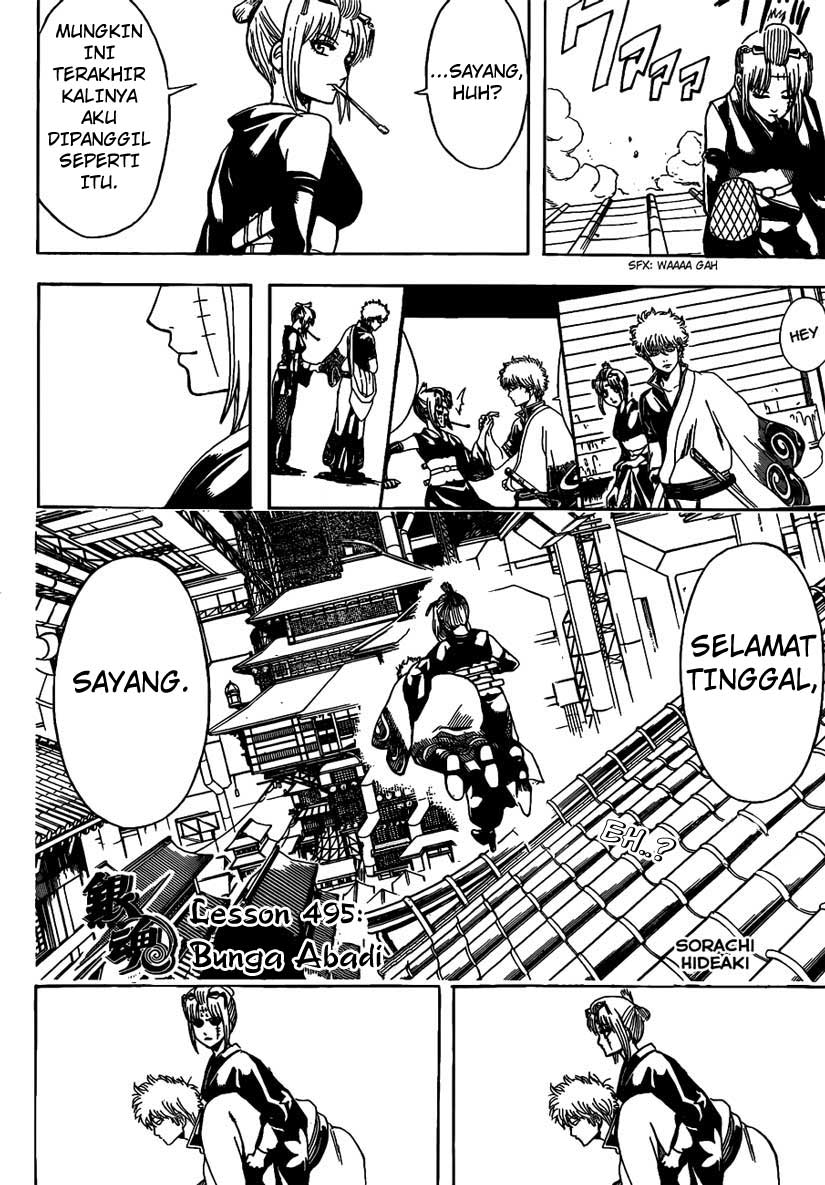 Gintama Chapter 495 Gambar 6