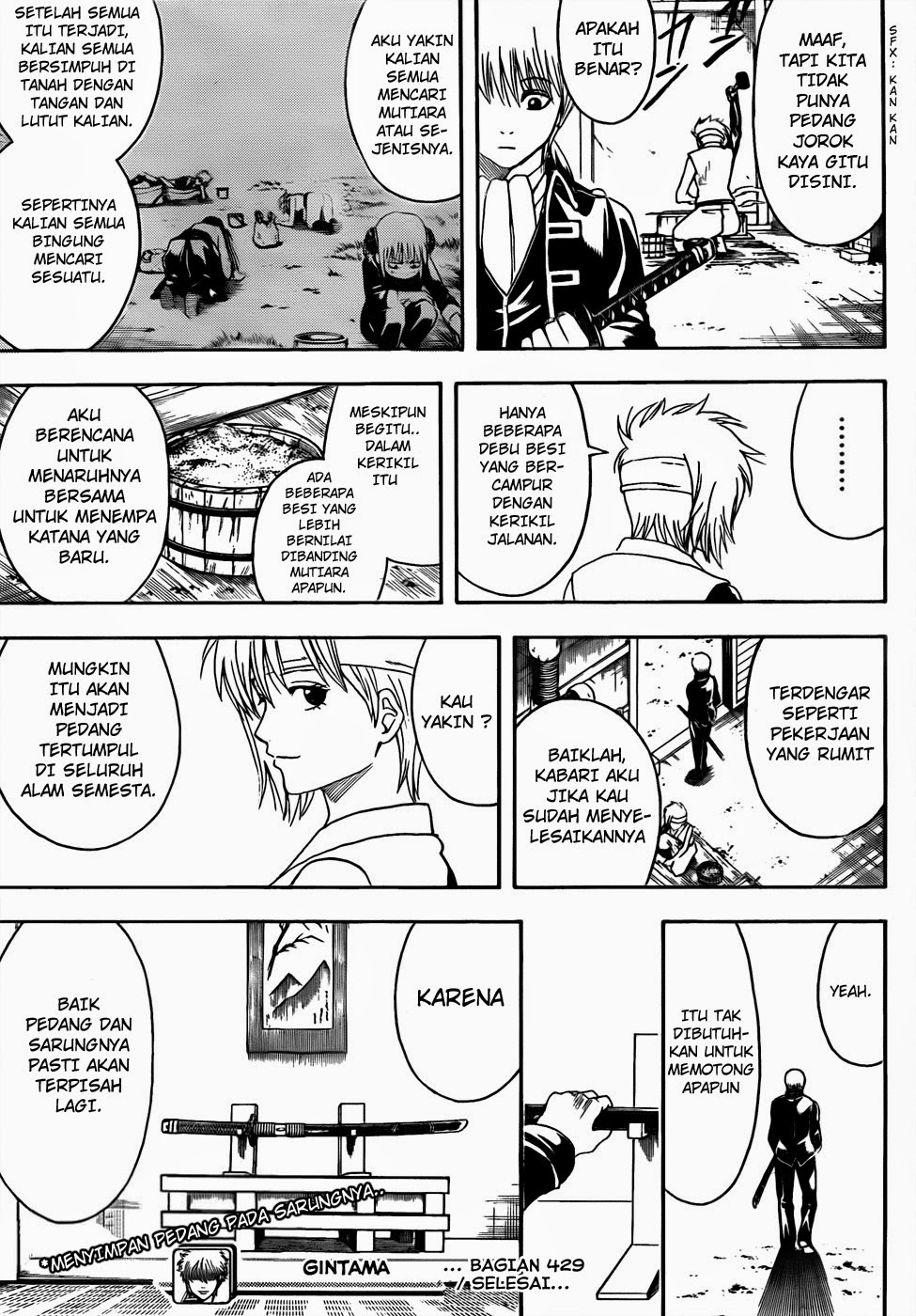 Gintama Chapter 429 Gambar 19