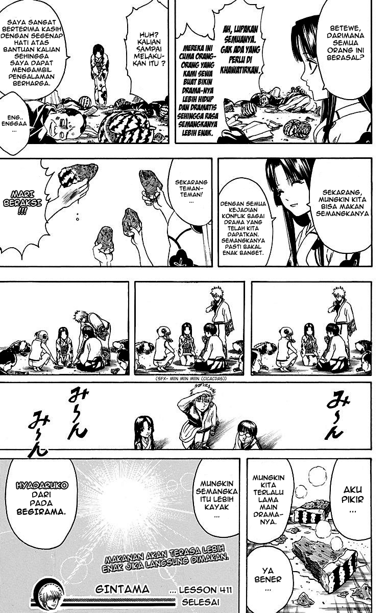 Gintama Chapter 411 Gambar 20