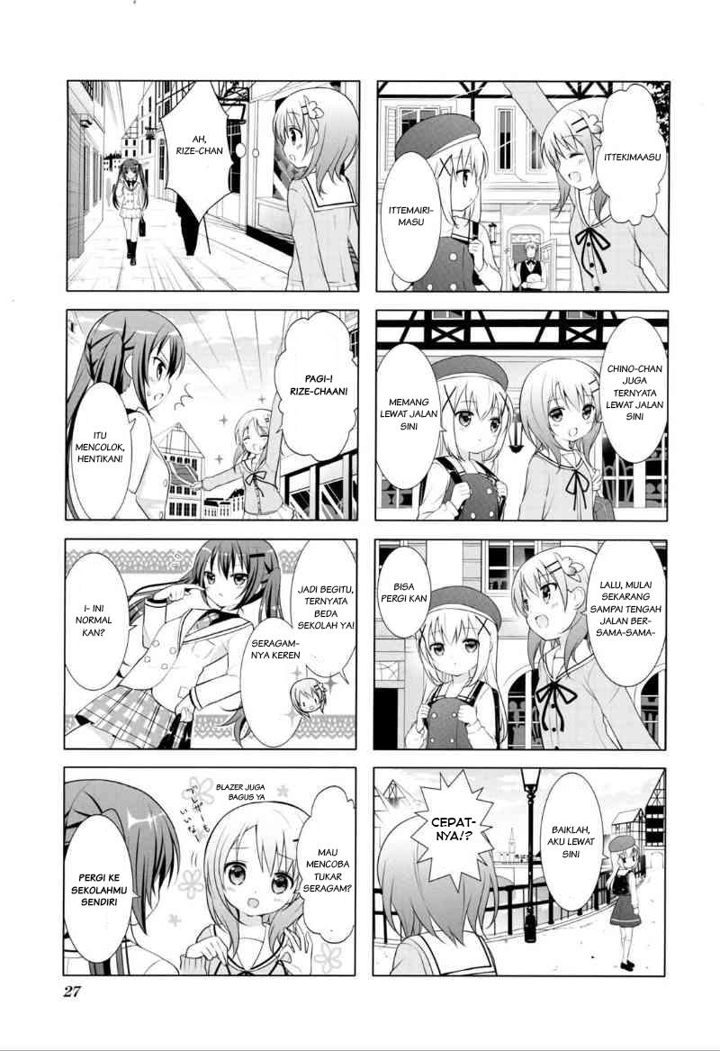 Gochuumon wa Usagi desu ka? Chapter 3 Gambar 3