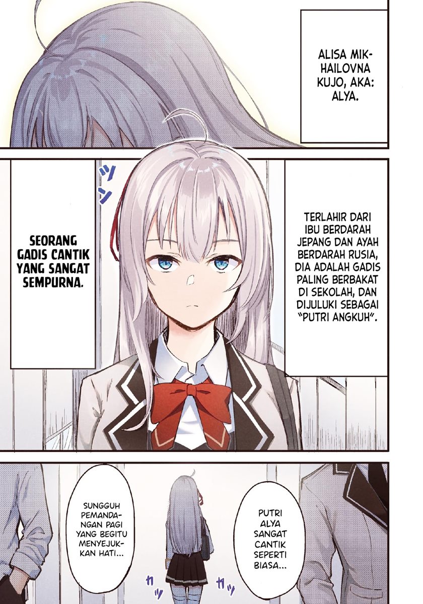 Tokidoki Bosotto Roshiago de Dereru Tonari no Alya-san Chapter 00.1 Gambar 3