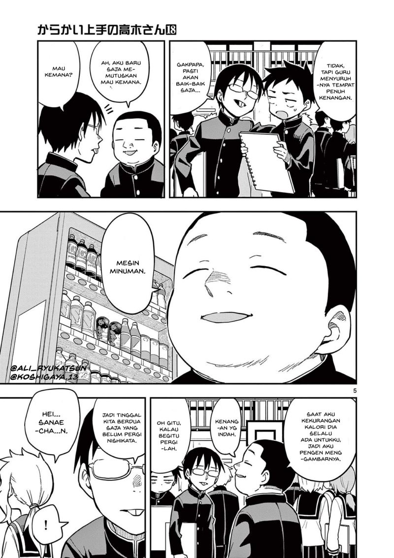 Karakai Jouzu no Takagi-san Chapter 159 Gambar 6