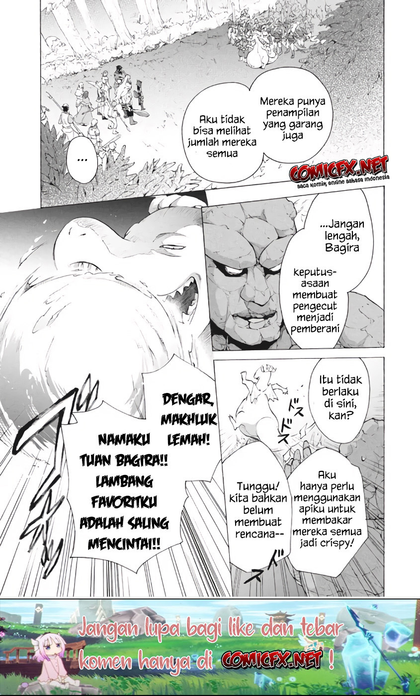 “Kukuku… He is the weakest of the Four Heavenly Monarchs.” I was dismissed from my job but somehow I became the master of a hero and a holy maiden. Chapter 08.2 Gambar 13