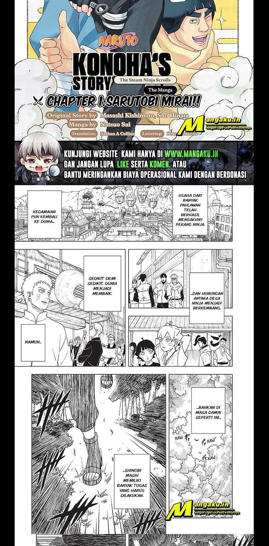 Baca Manga Naruto: Konoha’s Story—The Steam Ninja Scrolls Chapter 01.1 Gambar 2