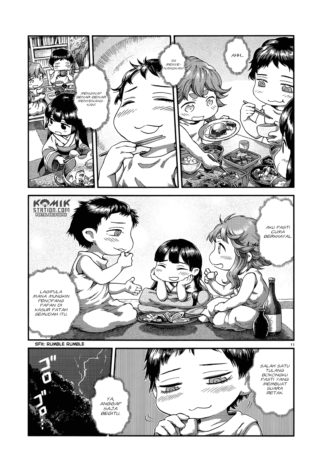 Hakumei to Mikochi Chapter 49 Gambar 13