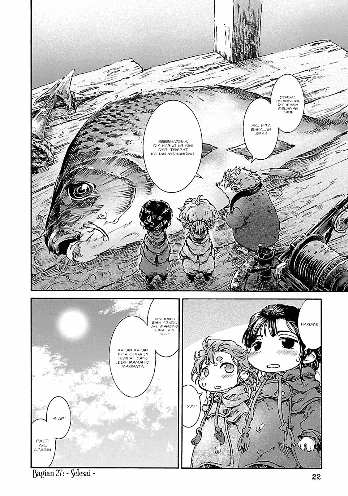 Hakumei to Mikochi Chapter 27 Gambar 22
