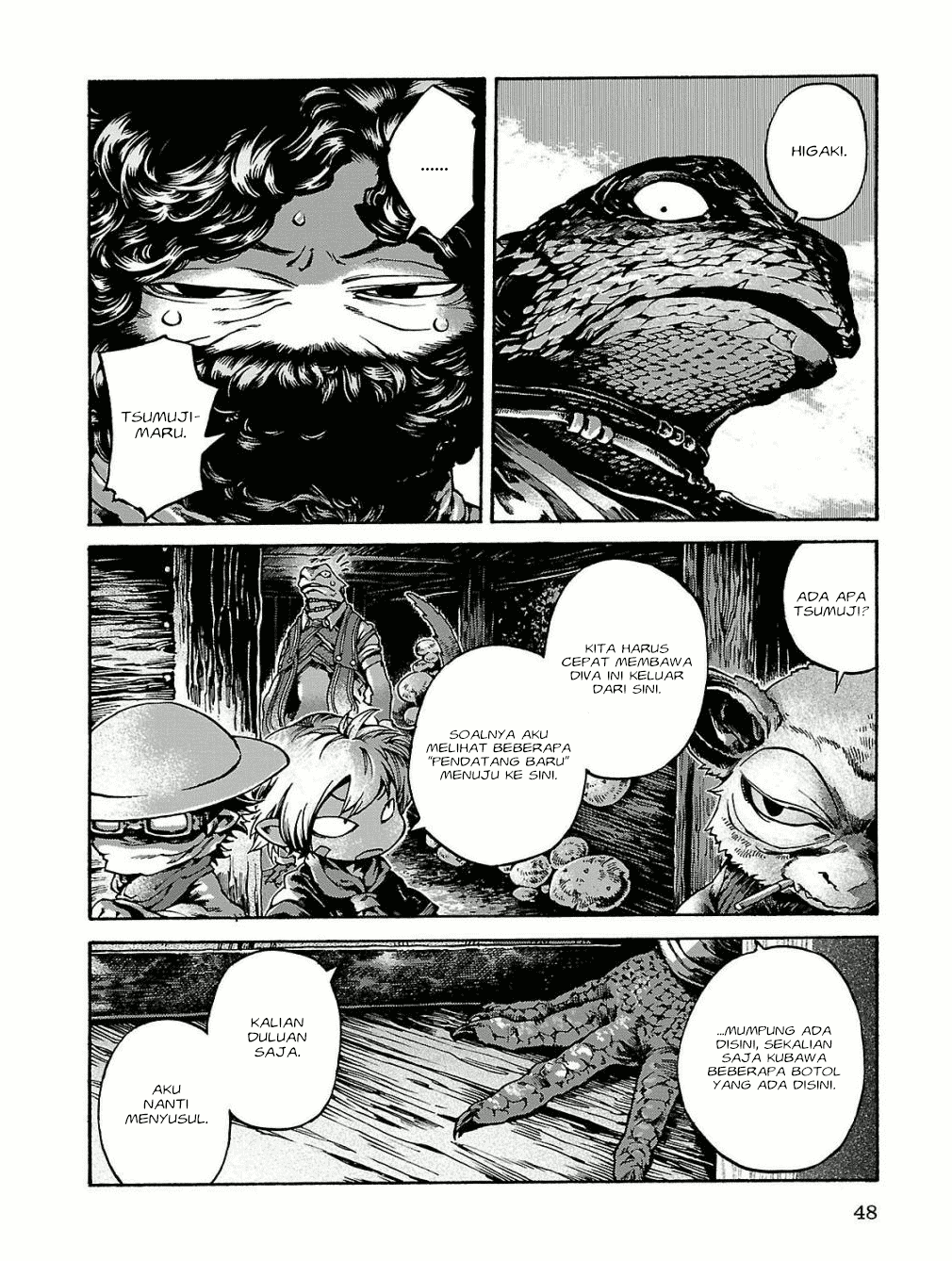 Hakumei to Mikochi Chapter 15.3 Gambar 7