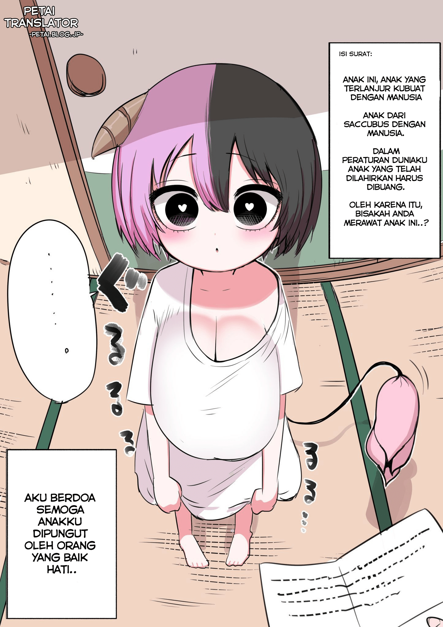 Baca Komik Half Succubus Wo Hirotta Chapter 1 Gambar 1