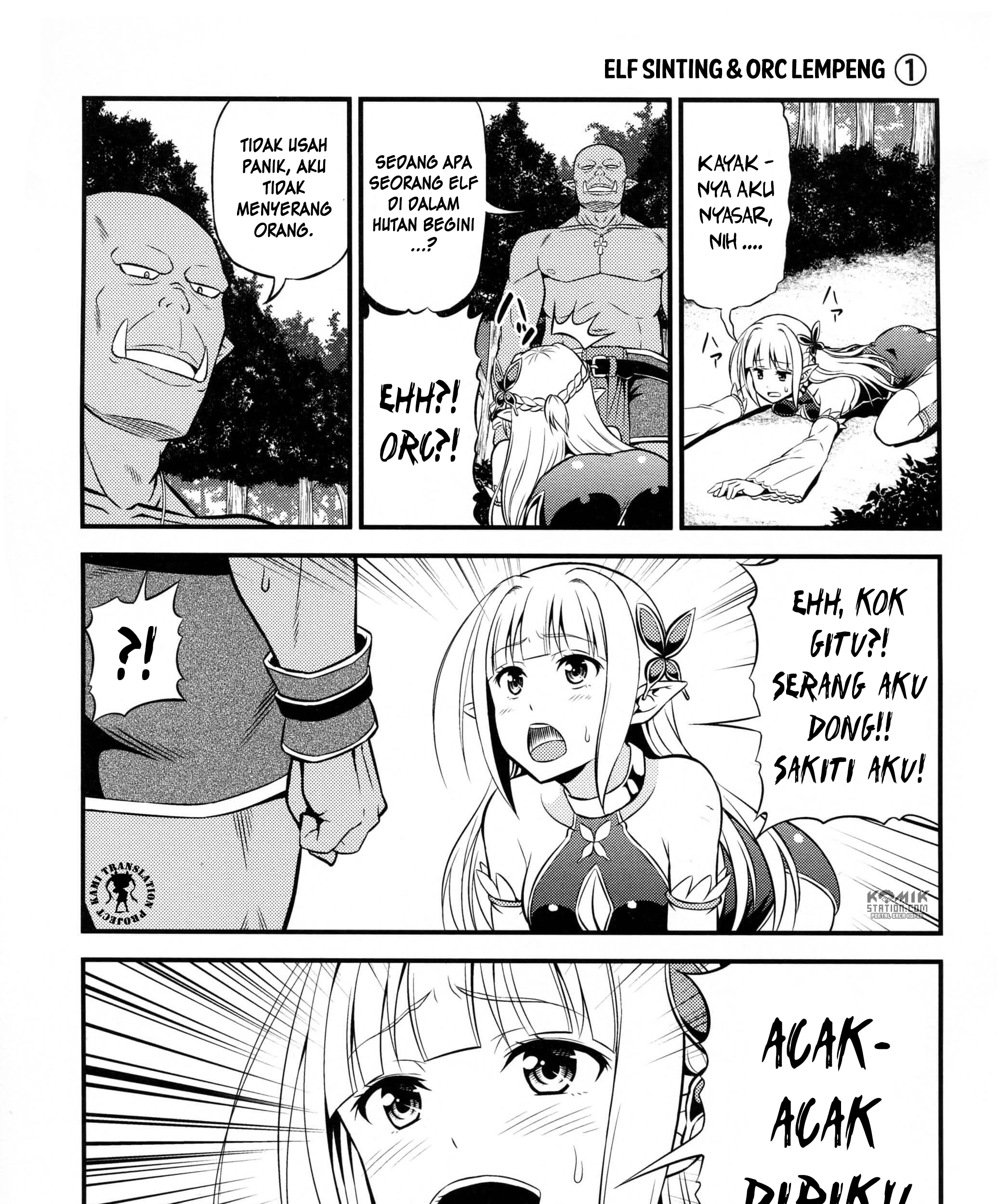 Hentai Elf to Majime Orc Chapter 1 Gambar 3