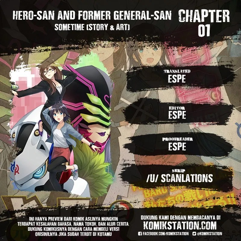 Baca Komik Hero-san and Former General-san Chapter 01 Gambar 1