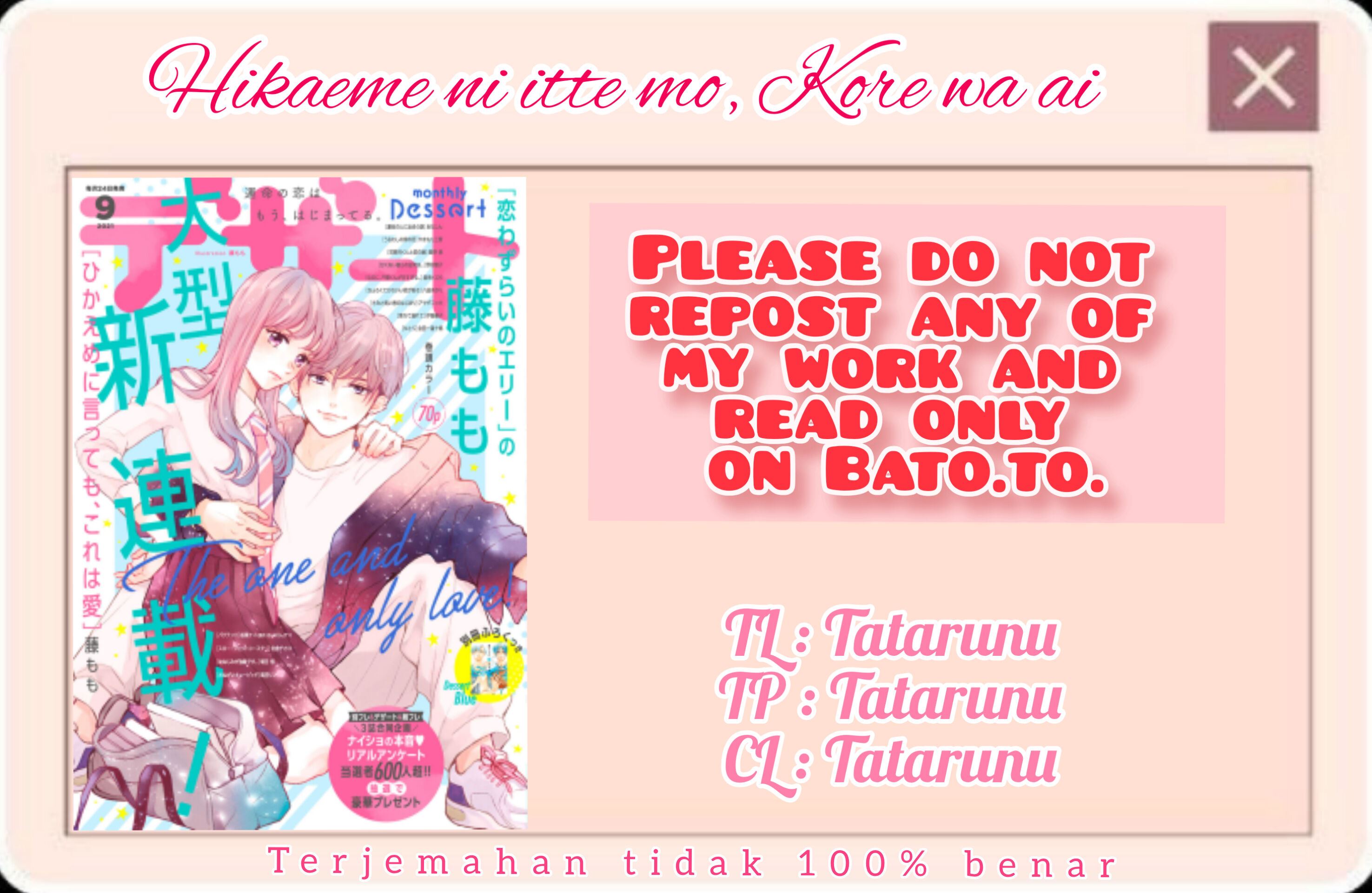 Baca Komik Hikaeme ni Itte mo, Kore wa Ai Chapter 2 Gambar 1