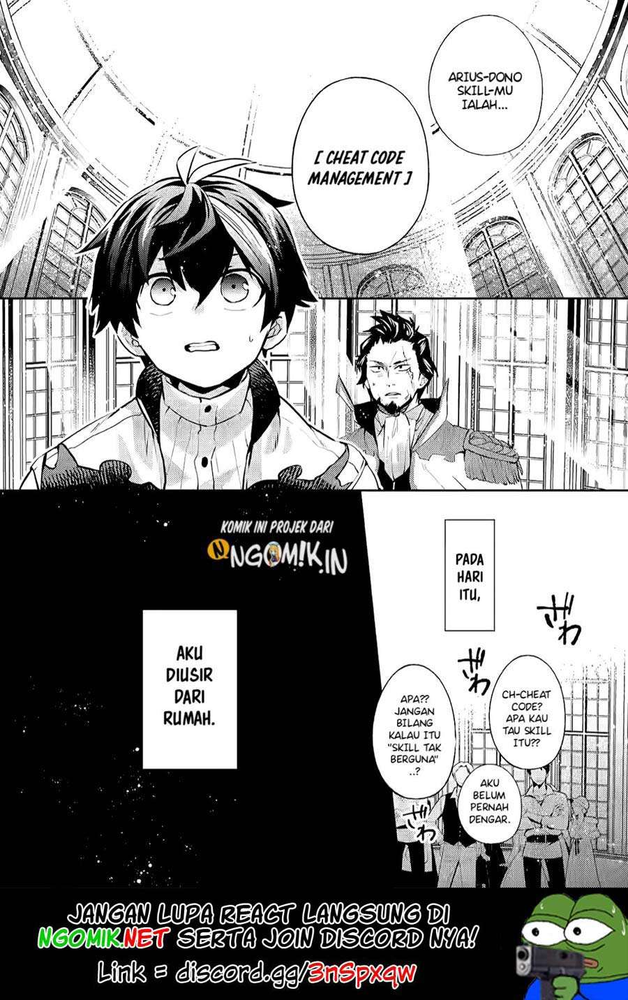 Baca Manga Hey The Cheat Code Management Skill which was thought to be useless is too monstrous Chapter 1.1 Gambar 2