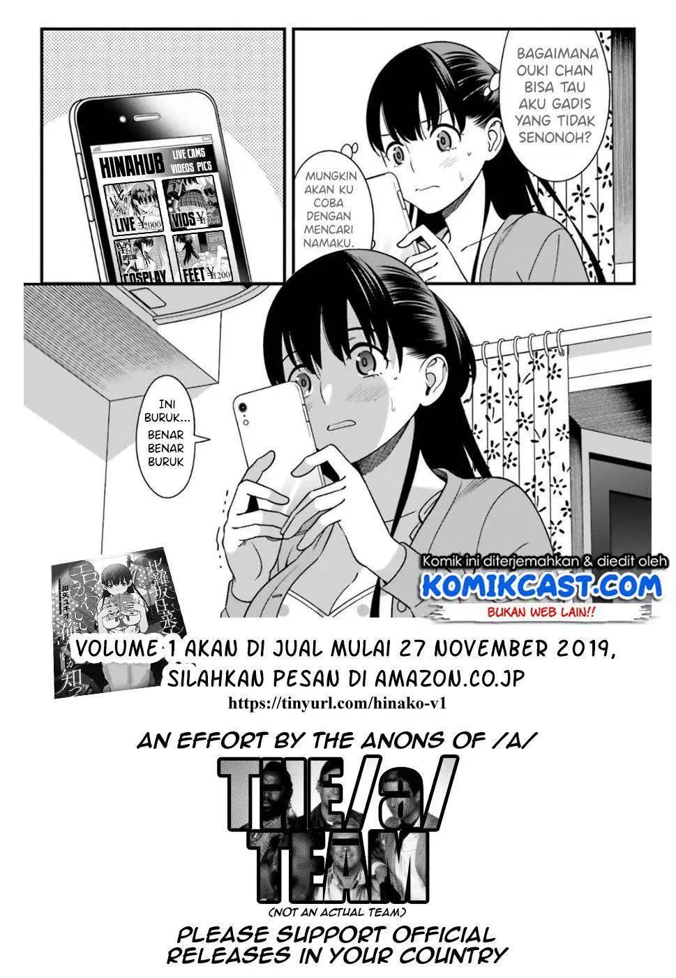 Hirasaka Hinako ga Ero Kawaii koto wo Ore dake ga Shitteiru Chapter 07 Gambar 35