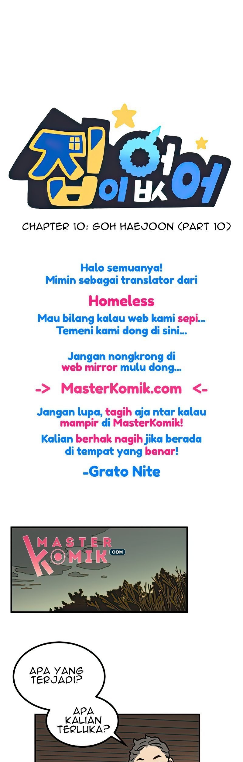 Baca Manhwa Homeless Chapter 10 Gambar 2