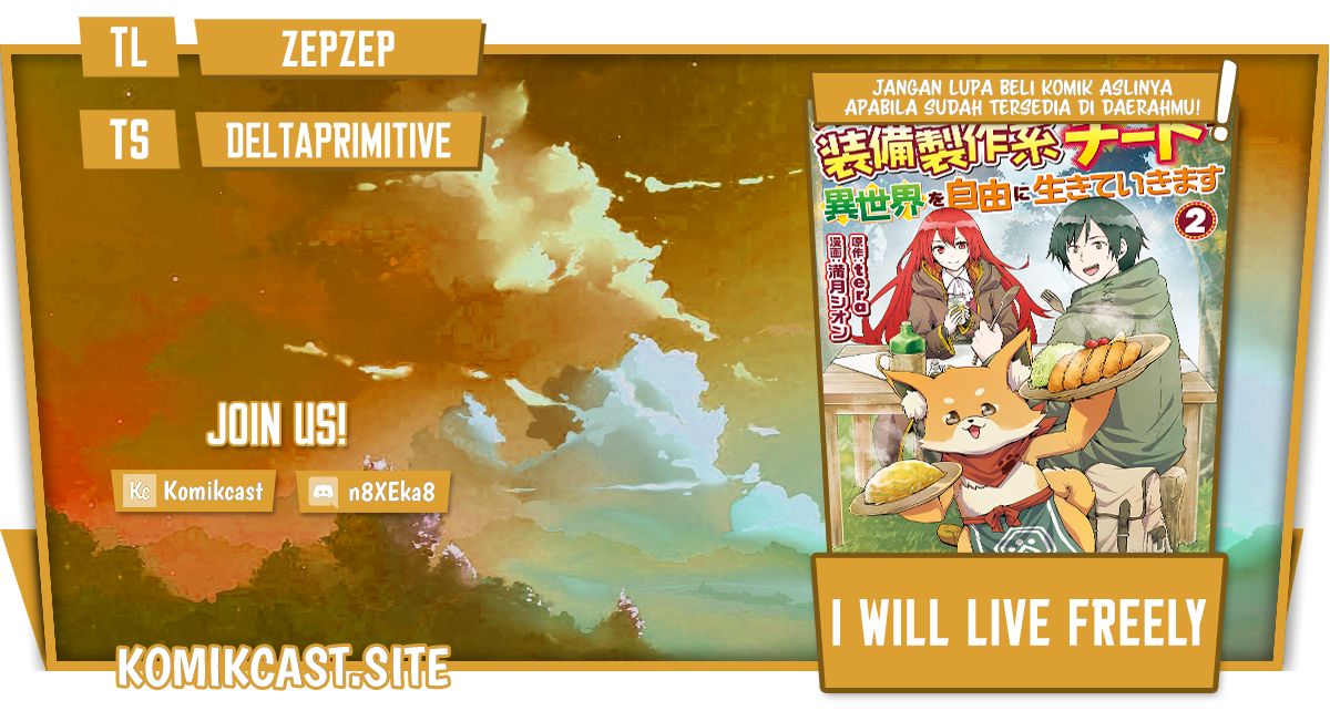 Baca Komik I will Live Freely in Another World with Equipment Manufacturing Cheat Chapter 20.1 Gambar 1
