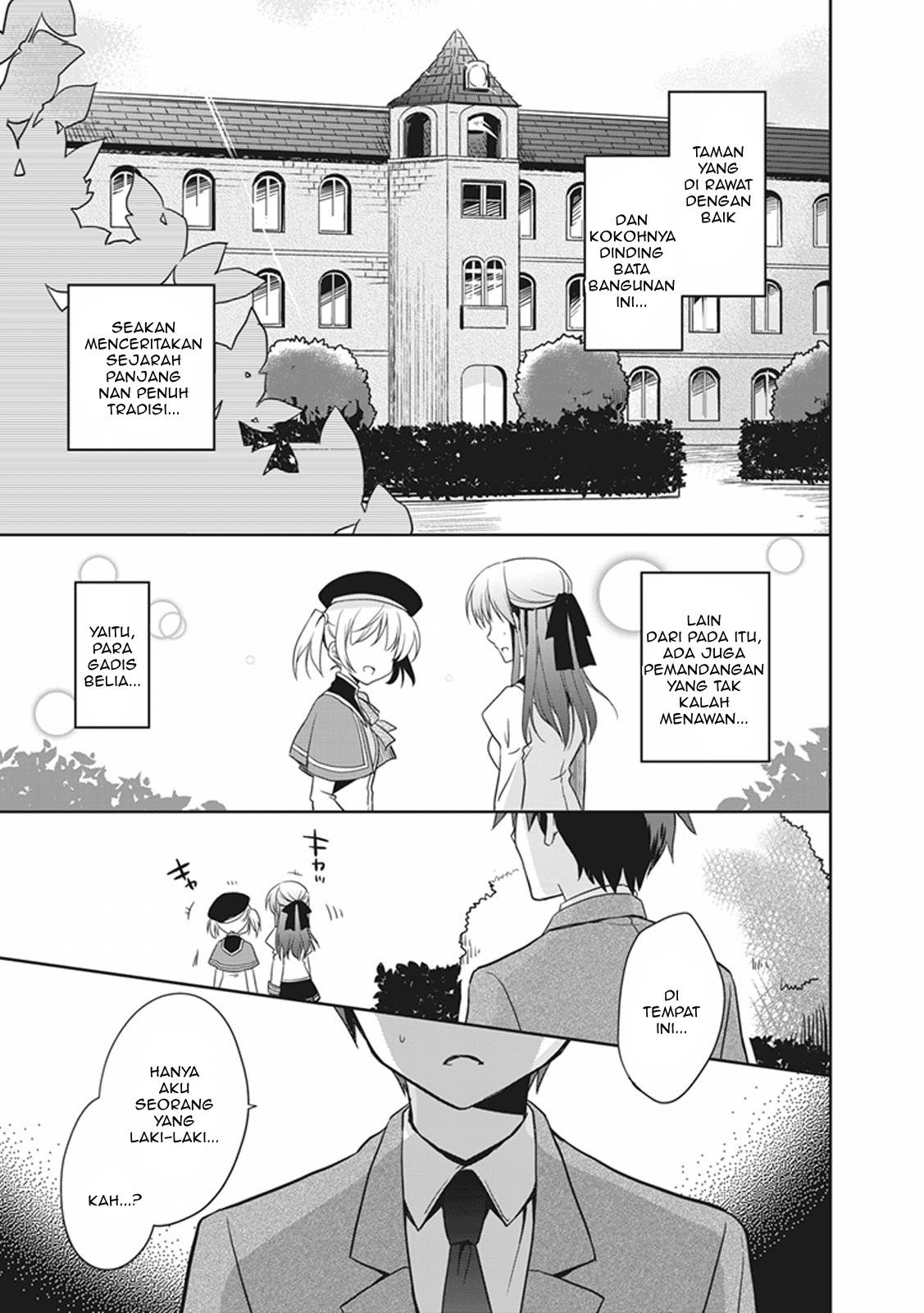Baca Manga Hongou Univ. Otome Campus Chapter 1 Gambar 2