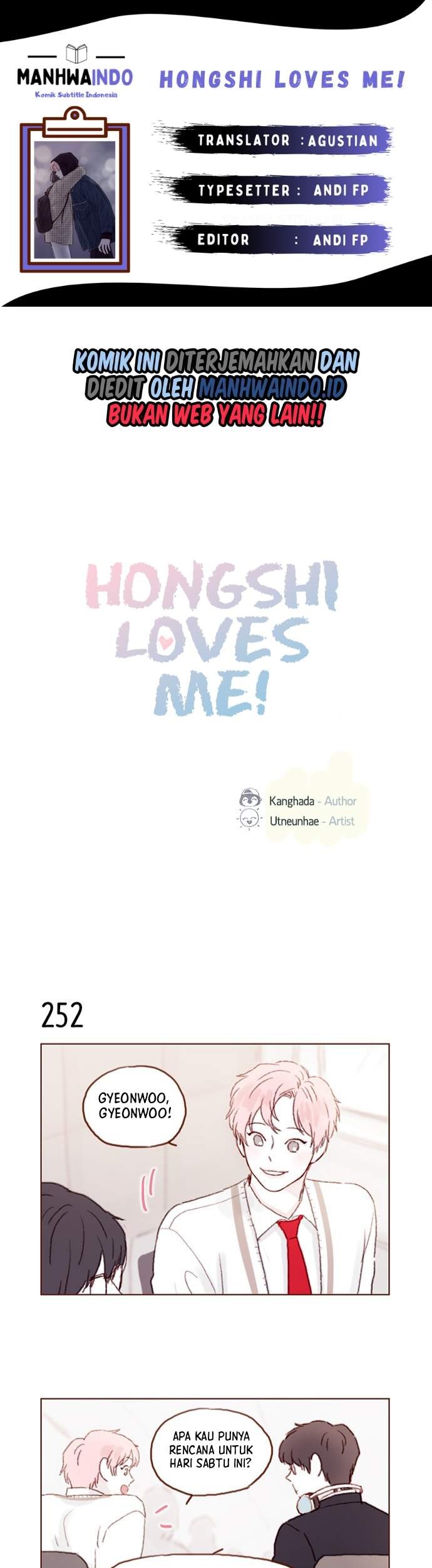 Baca Komik Hongshi Loves Me! Chapter 36 Gambar 1