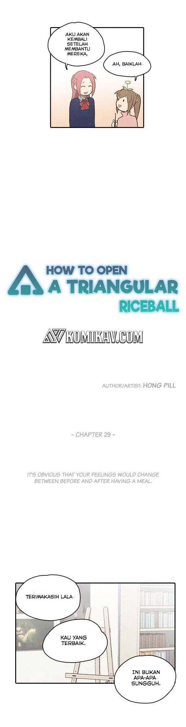 How to Open a Triangular Riceball Chapter 29 Gambar 4