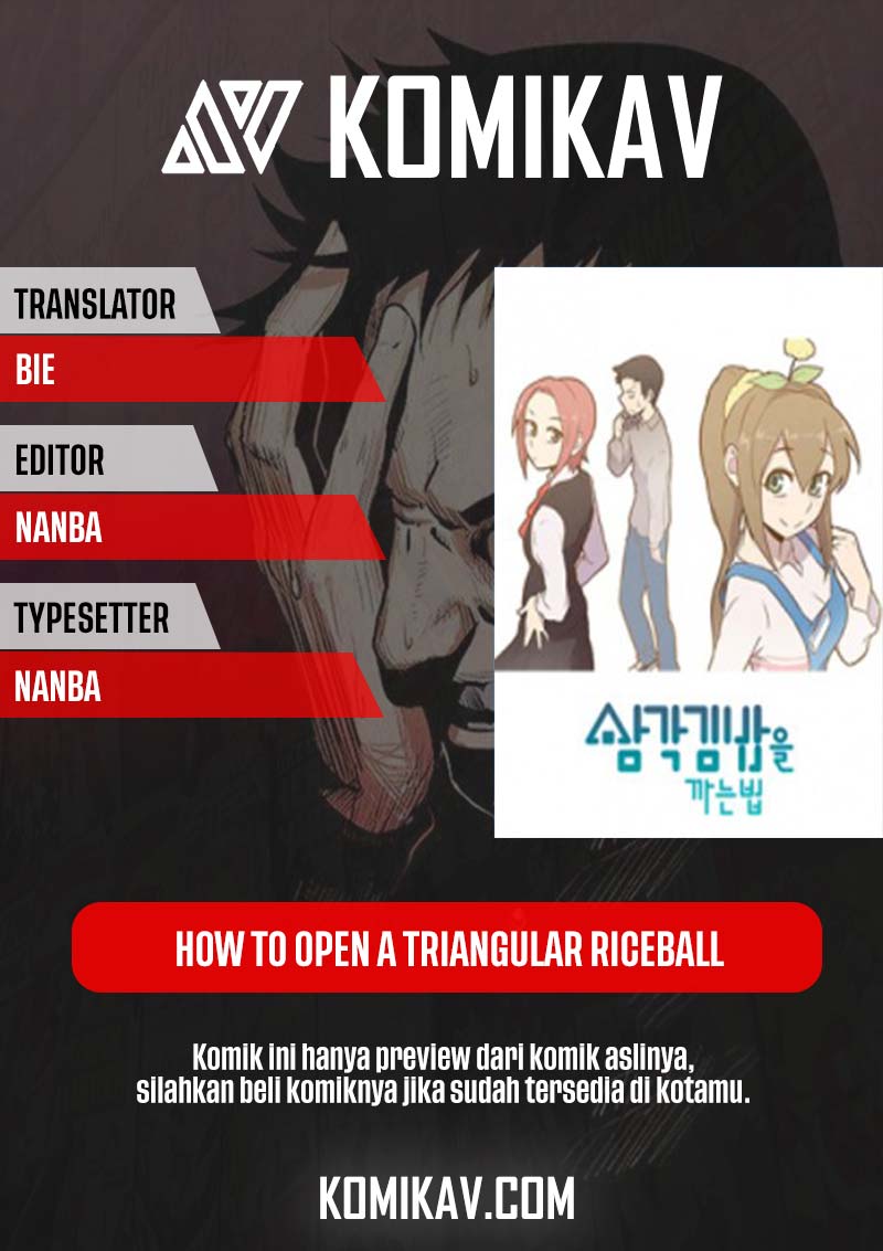 Baca Komik How to Open a Triangular Riceball Chapter 1 Gambar 1