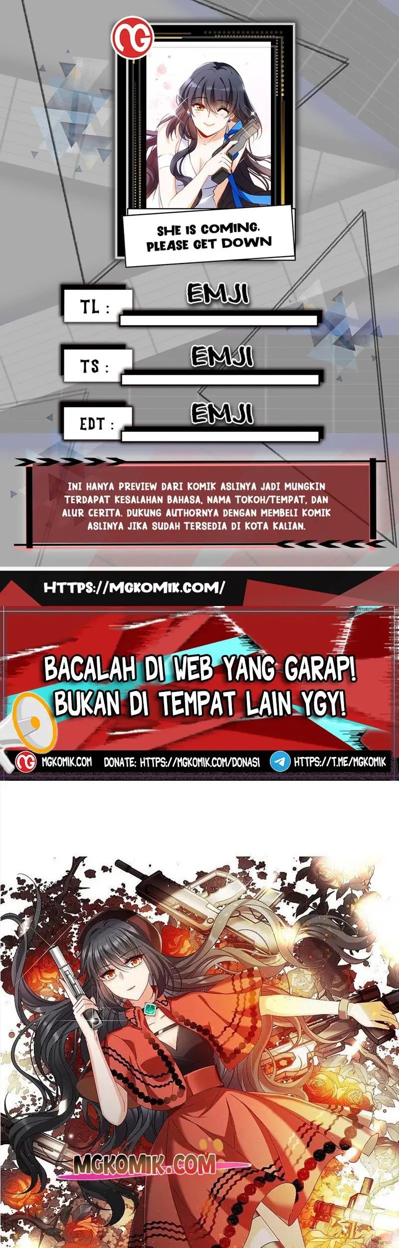 Komik She Is Coming, Please Get Down! Chapter 94.2 gambar nomor 1