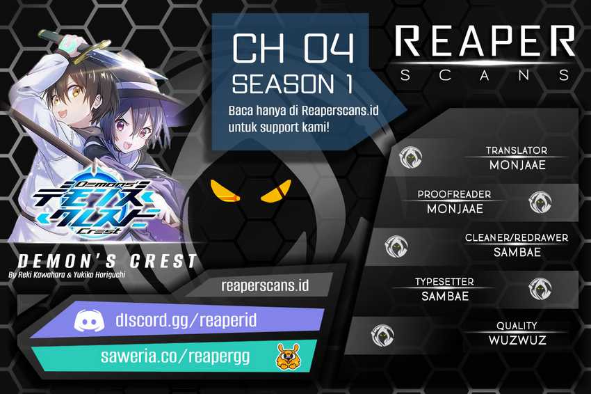 Baca Komik Demons’ Crest Chapter 04 Gambar 1