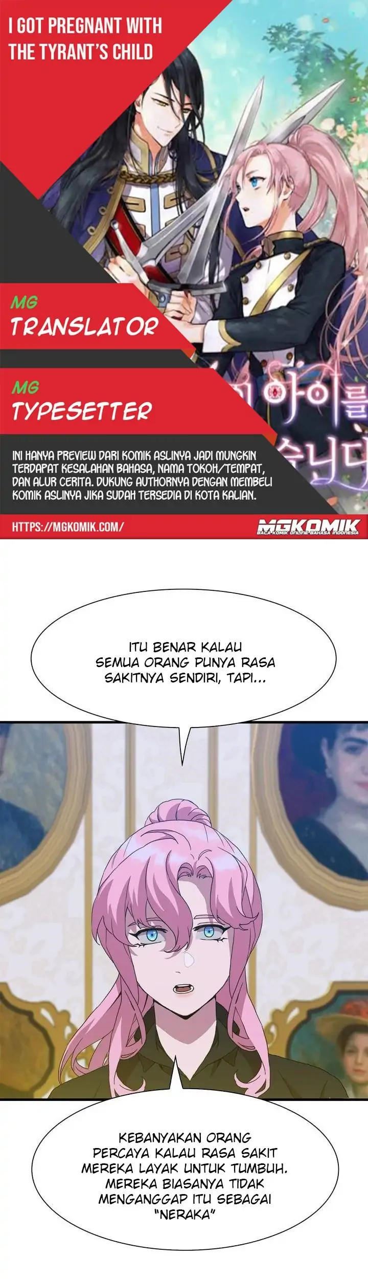 Baca Komik I Gave Birth to the Tyrant’s Child Chapter 40 Gambar 1