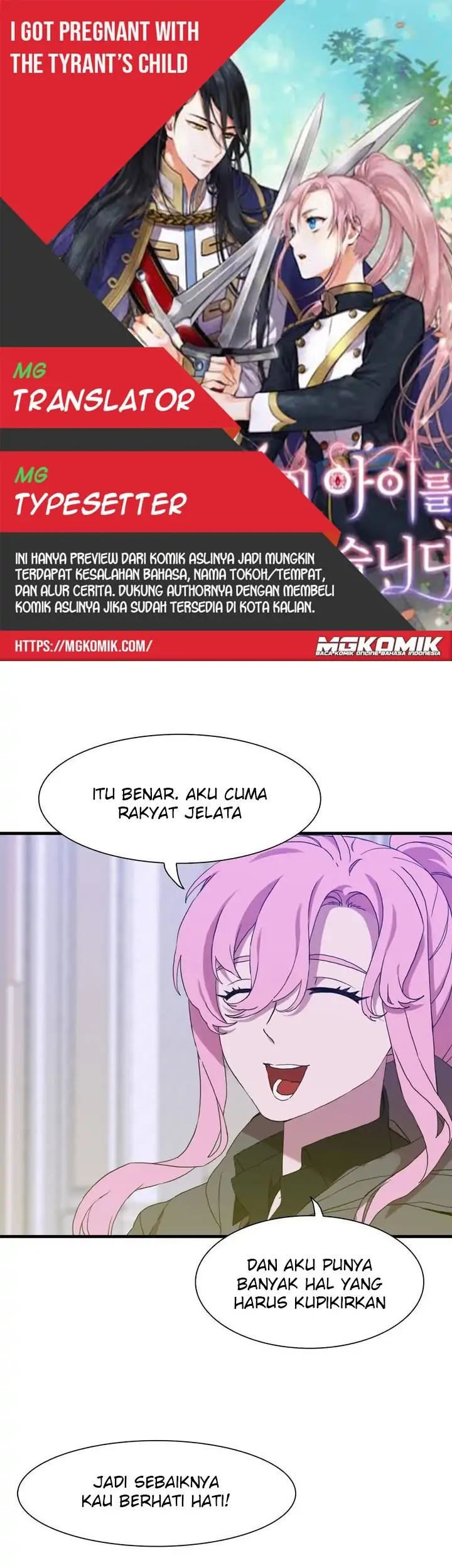 Baca Komik I Gave Birth to the Tyrant’s Child Chapter 38 Gambar 1