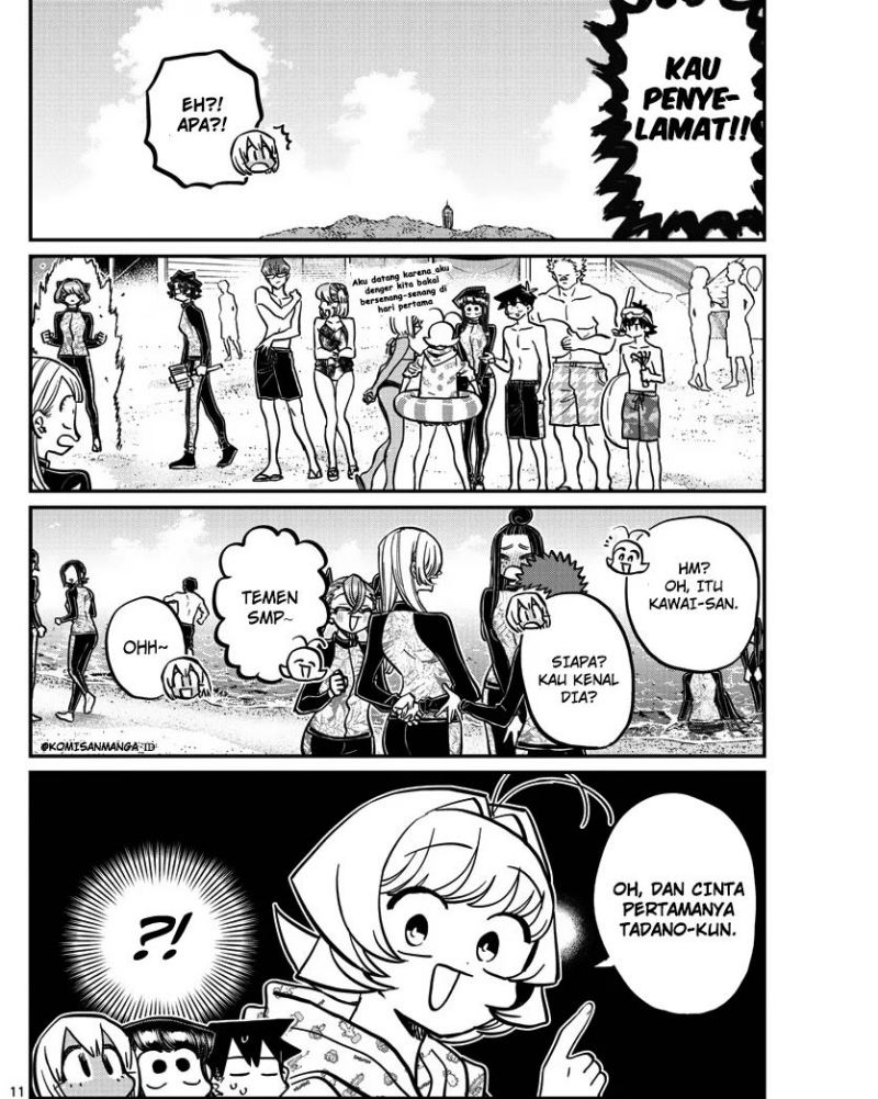 Komi-san wa Komyushou Desu Chapter 380 Gambar 11