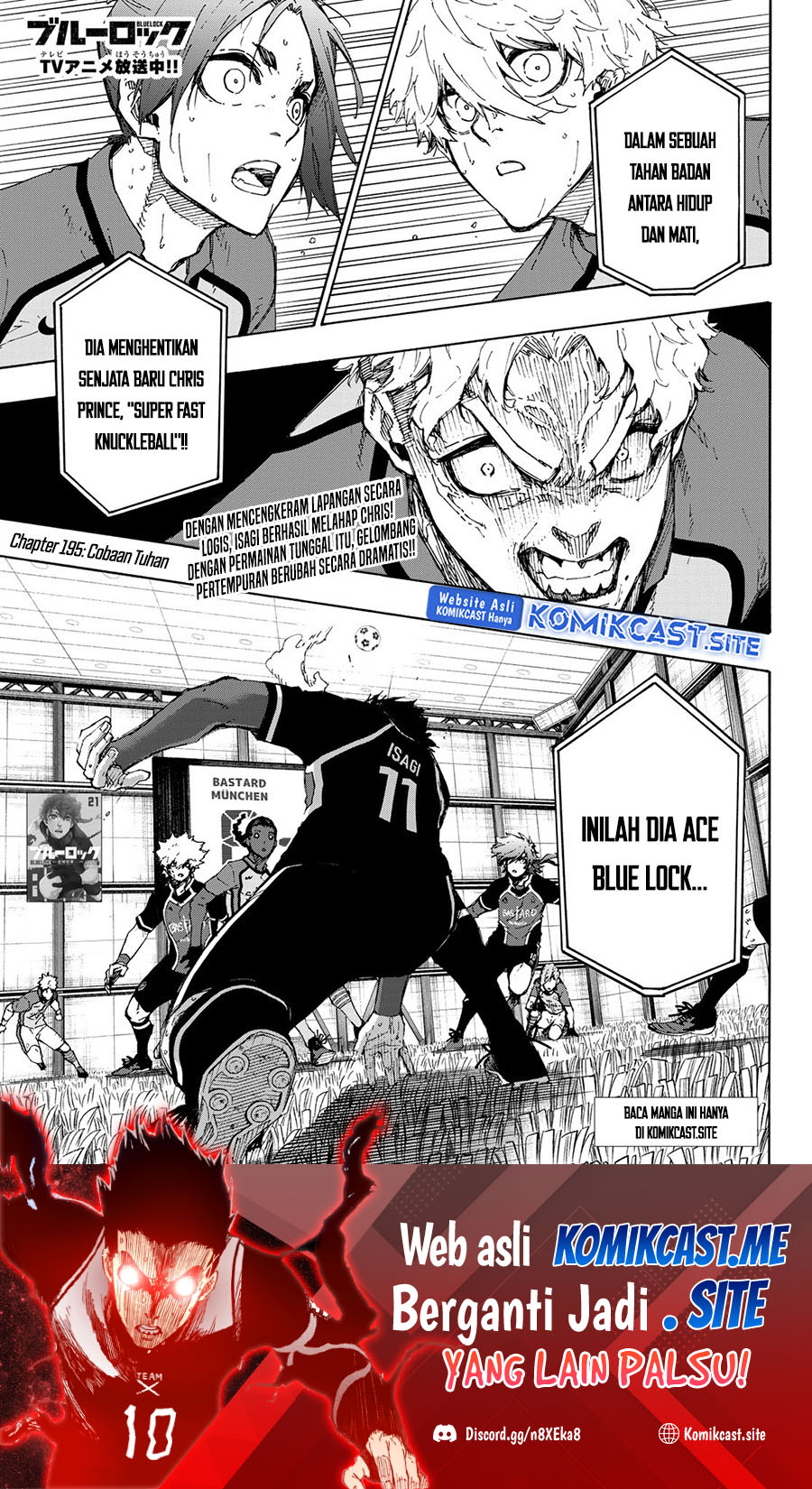 Baca Manga Blue Lock Chapter 195 Gambar 2