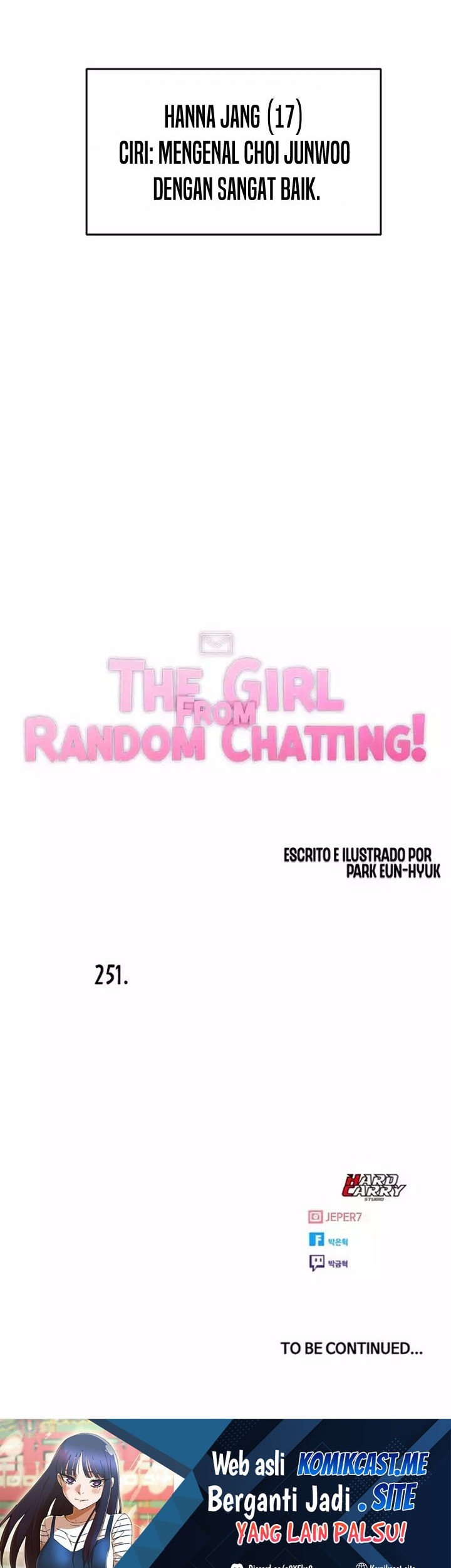 The Girl from Random Chatting! Chapter 251 Gambar 64