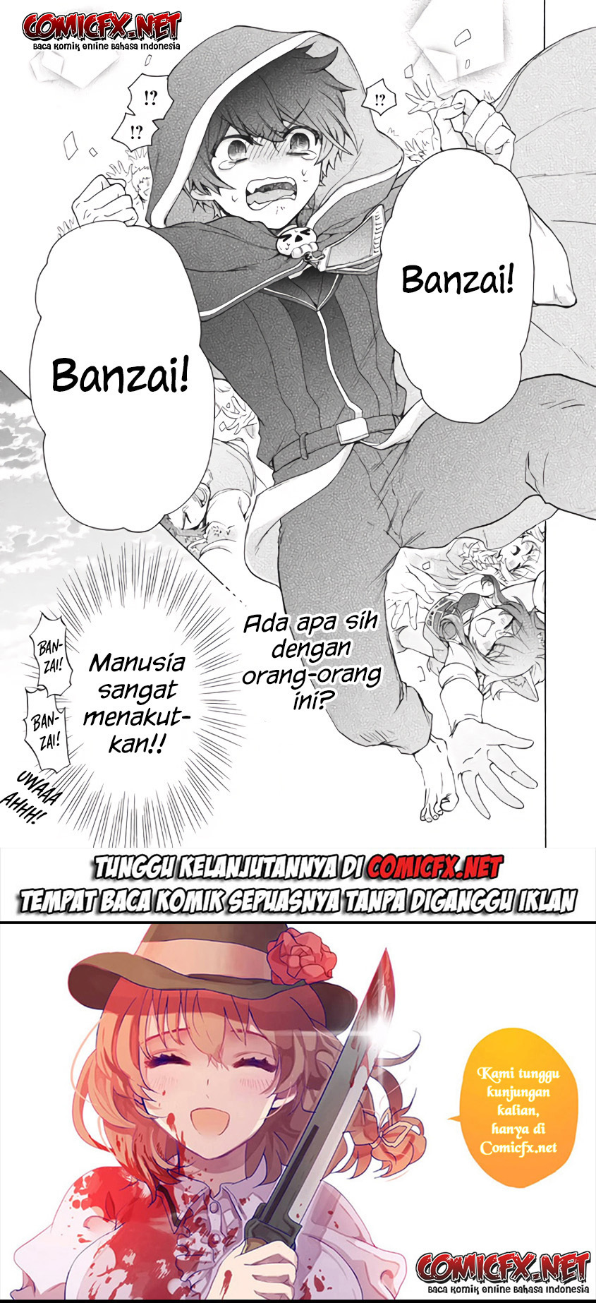 “Kukuku… He is the weakest of the Four Heavenly Monarchs.” I was dismissed from my job but somehow I became the master of a hero and a holy maiden. Chapter 09.2 Gambar 17