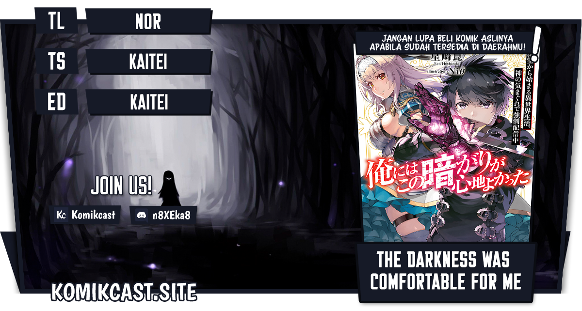 Baca Komik The Darkness was Comfortable for Me Chapter 12 Gambar 1