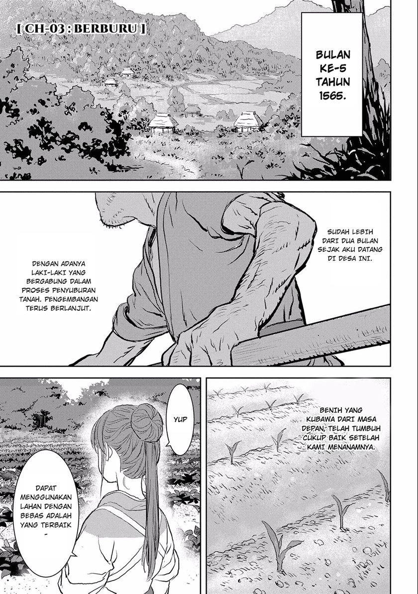 Sengoku Komachi Kuroutan: Noukou Giga Chapter 03 Gambar 3
