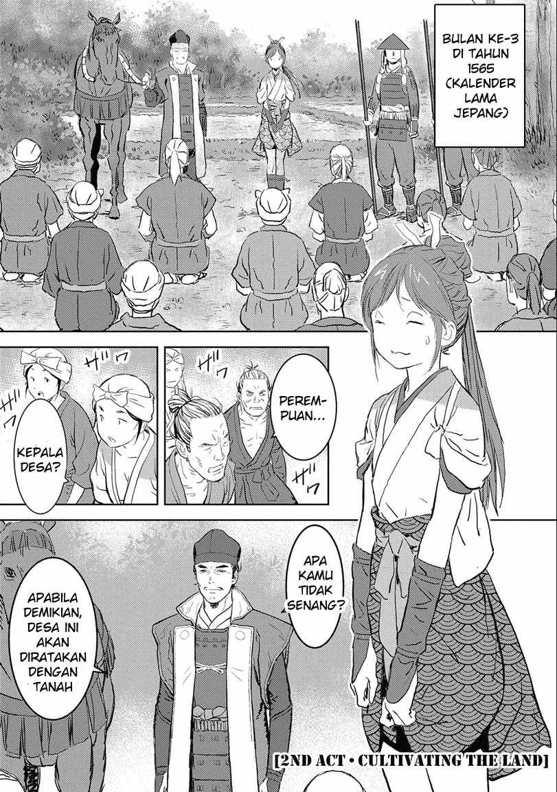 Baca Manga Sengoku Komachi Kuroutan: Noukou Giga Chapter 02 Gambar 2